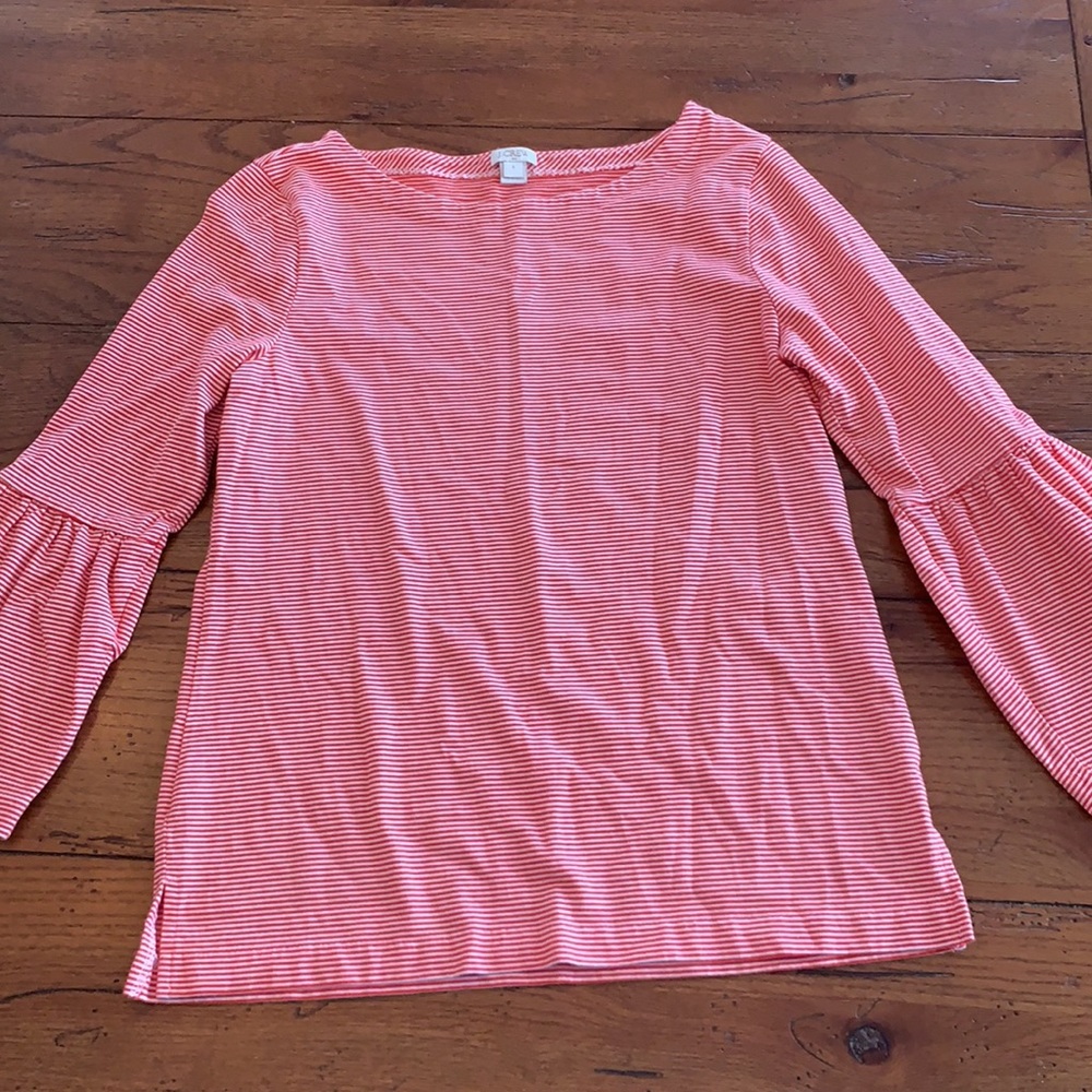 J crew bell sleeve top